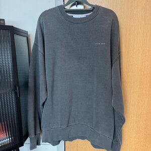 I Love Ugly Washed Grey Crewneck